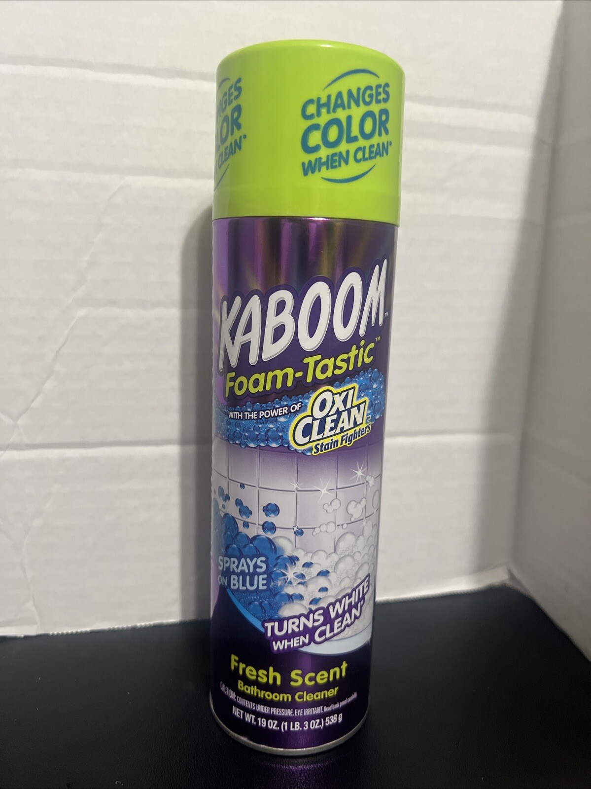 Kaboom Foamtastic Oxi Clean Stain Fighters Bathroom Cleaner Fresh Scent