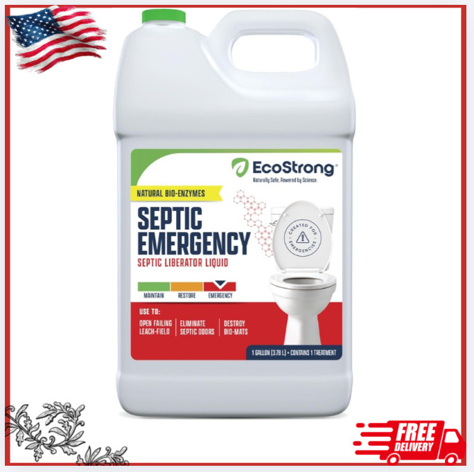 New Septic Tank Shock Treatment 128 Oz Bio Enzyme Drain Cleaner
