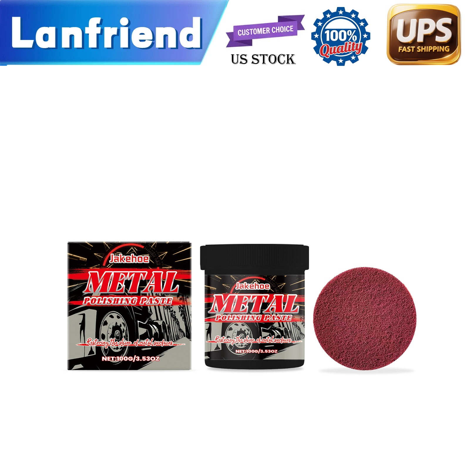 Automotive Polishing Paste – Metal Regular Surface Care Removes Dirt Way 🧹