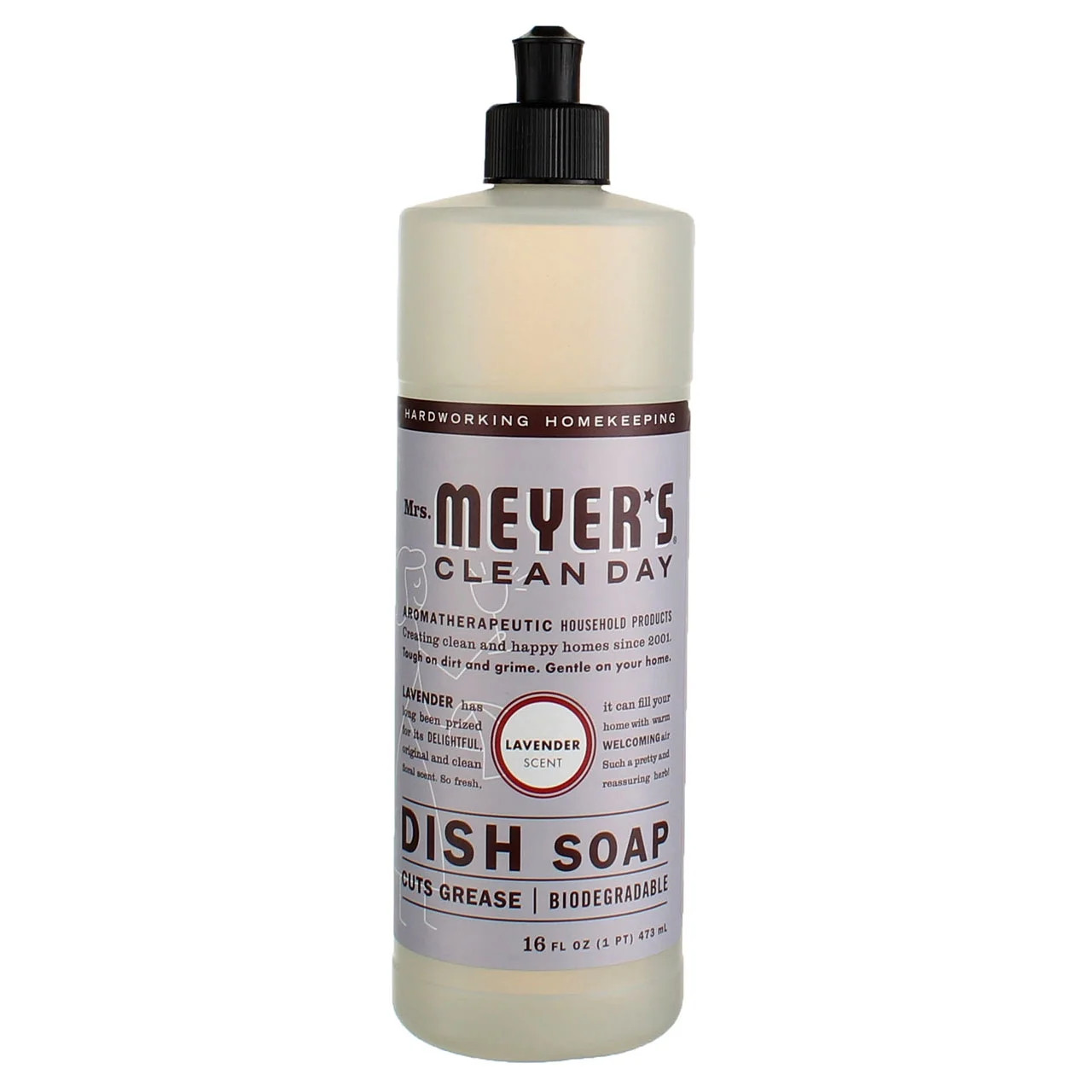 Mrs. Meyer’s Clean Day Liquid Dish Soap, Lavender Scent, 16 Fluid Ounce, 3 Count