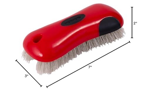 Mothers Carpet Upholstery Brush Stiff Bristles Non Slip Grip for Car Home