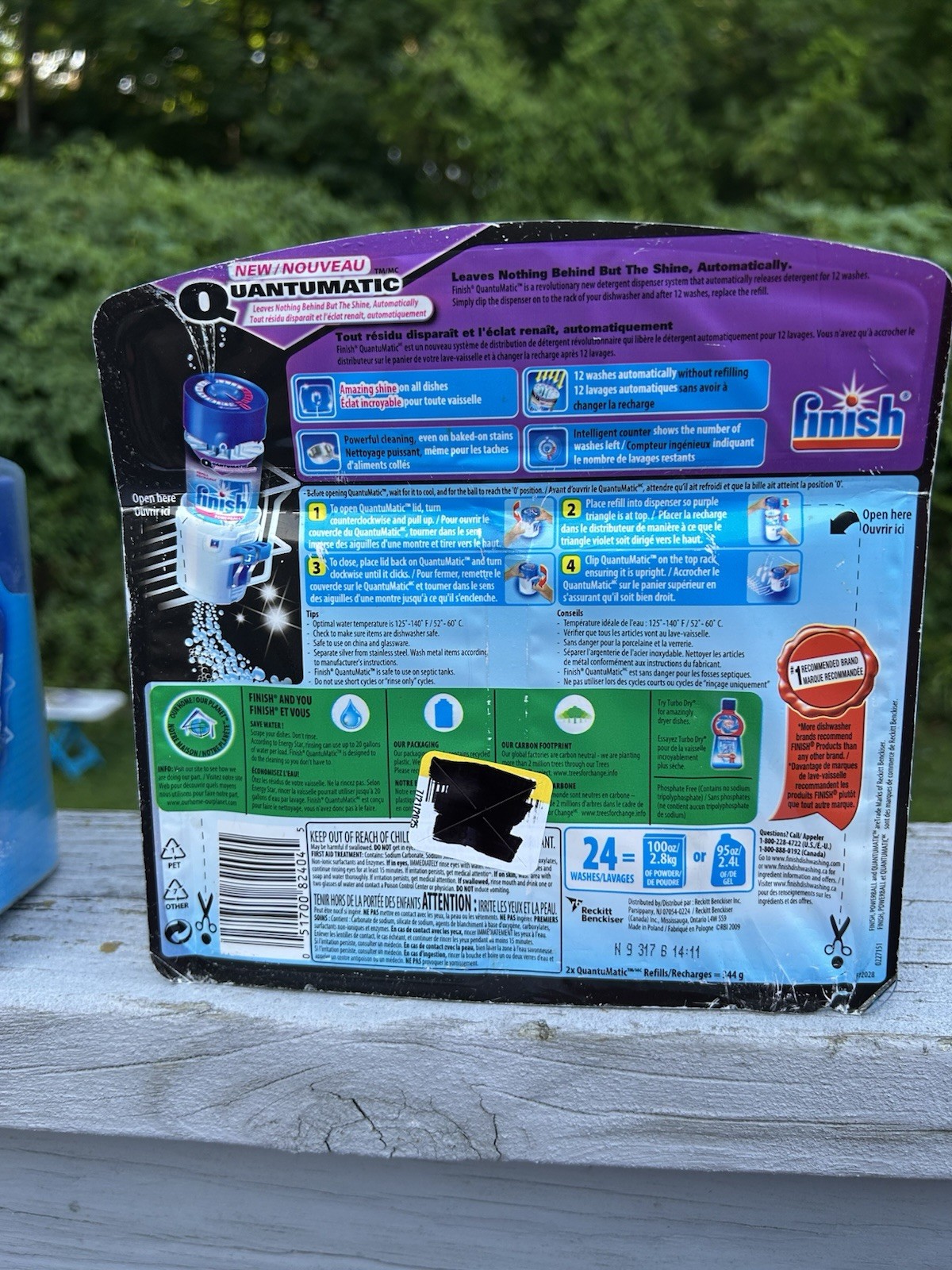 Finish Powerball Automatic Detergent Kit Dispenser Refill Set + 2 Refills.