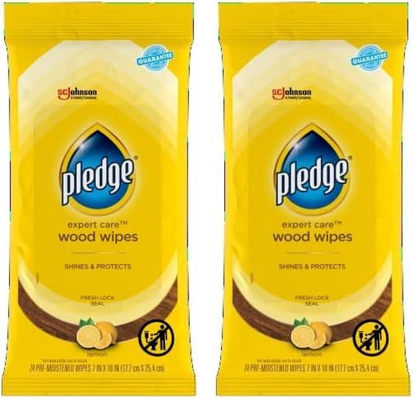 Multi-Surface Furniture Polish Wipes, Works on Wood, Granite, and Leather, Clean