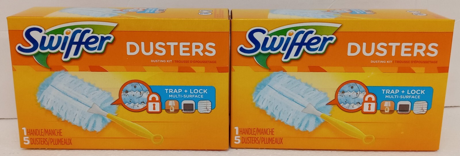 Lot of 2 Swiffer Dusters Dusting Kit 1 Handle & 5 Dusters……………….5H