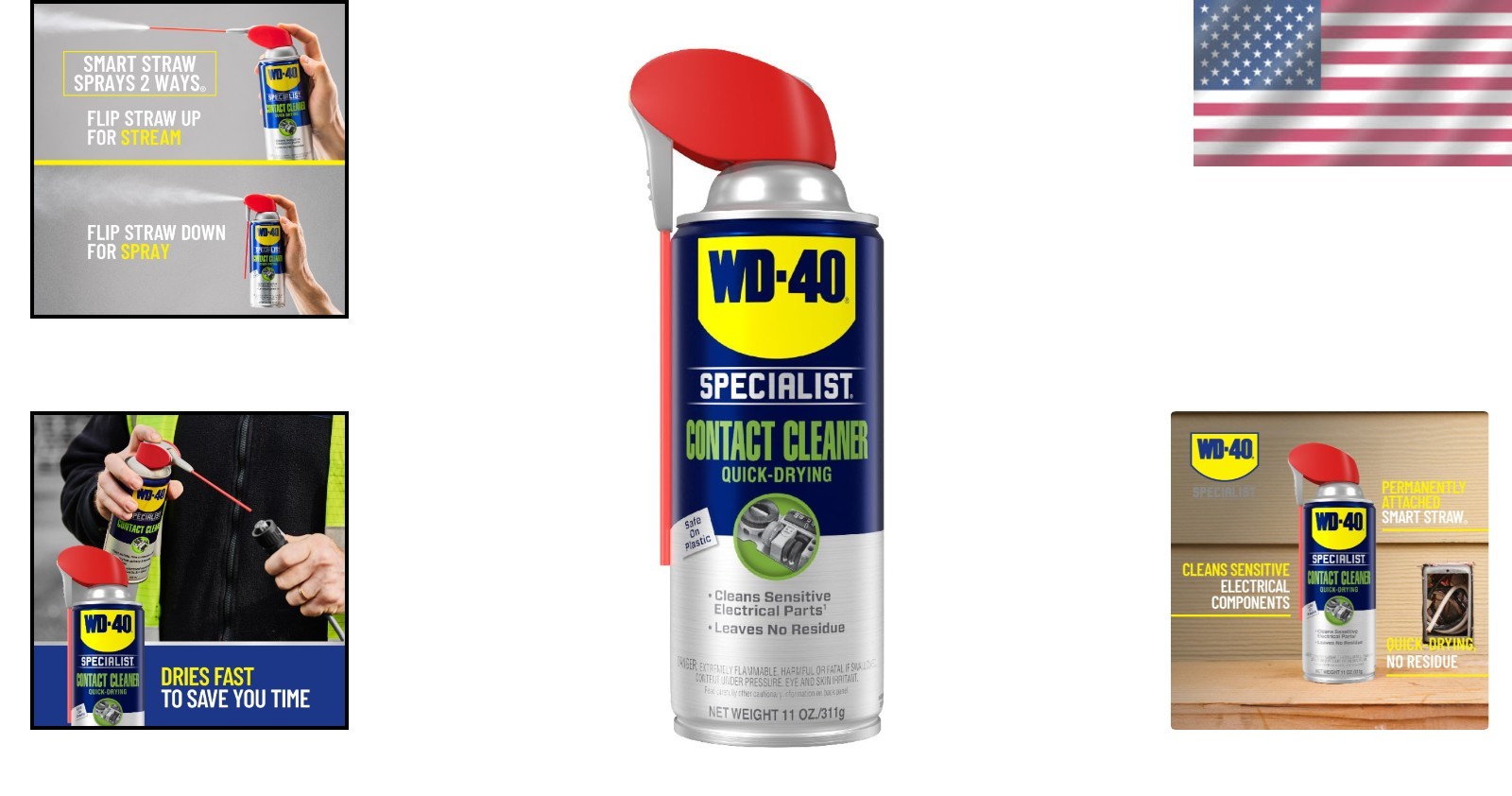 WD-40 Specialist Contact Cleaner Spray, 11 oz.