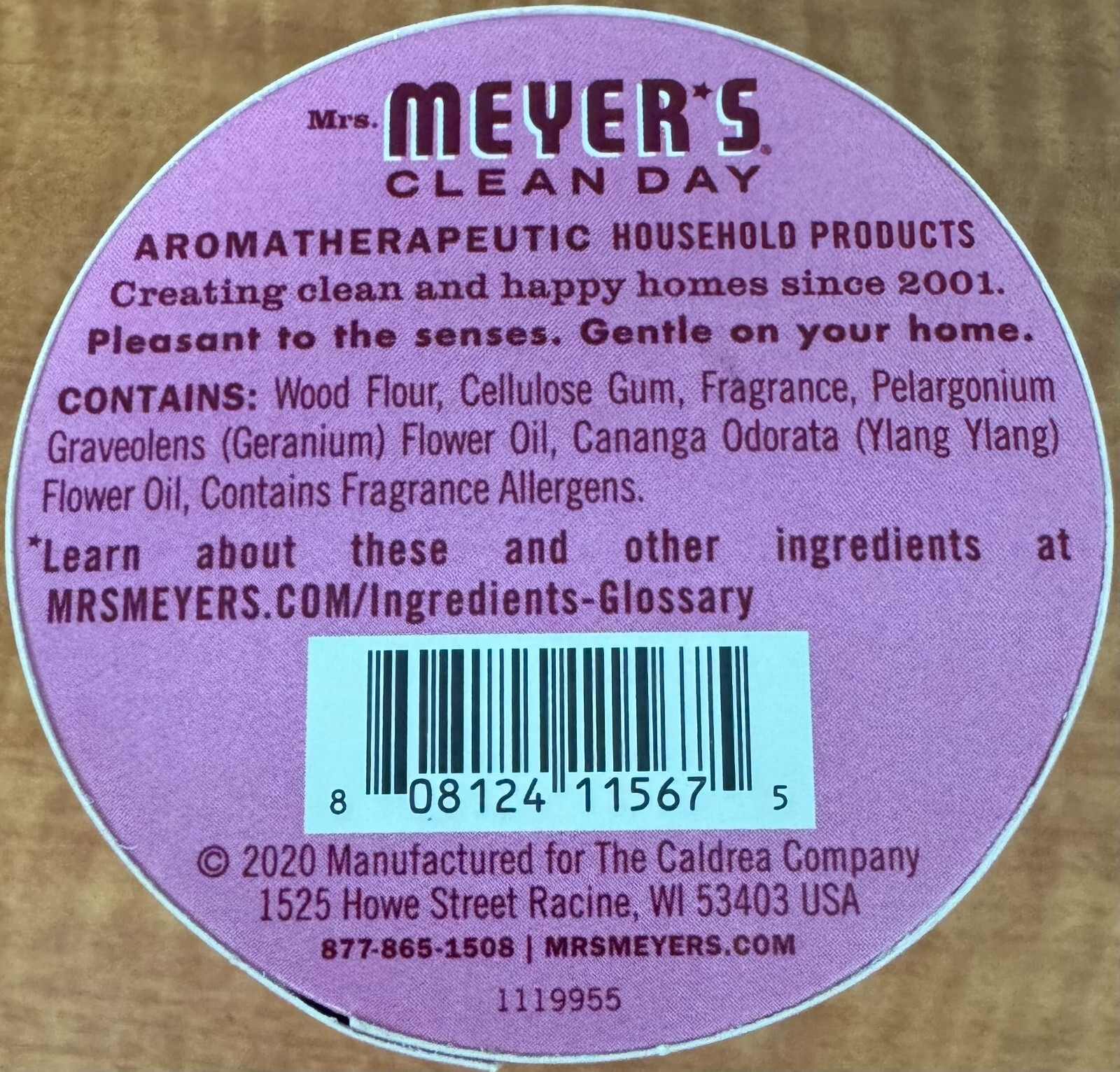 3 Pack Mrs. Meyer’s Clean Day Peony Scented Wood Bead Diffuser 0.49oz (14g) Each