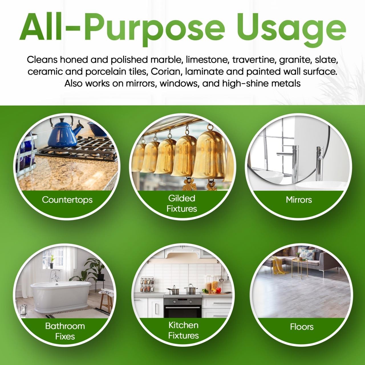 MB Stone & More GT-1 Green Thing – Multi Surface Cleaning Spray for Kitchen C…