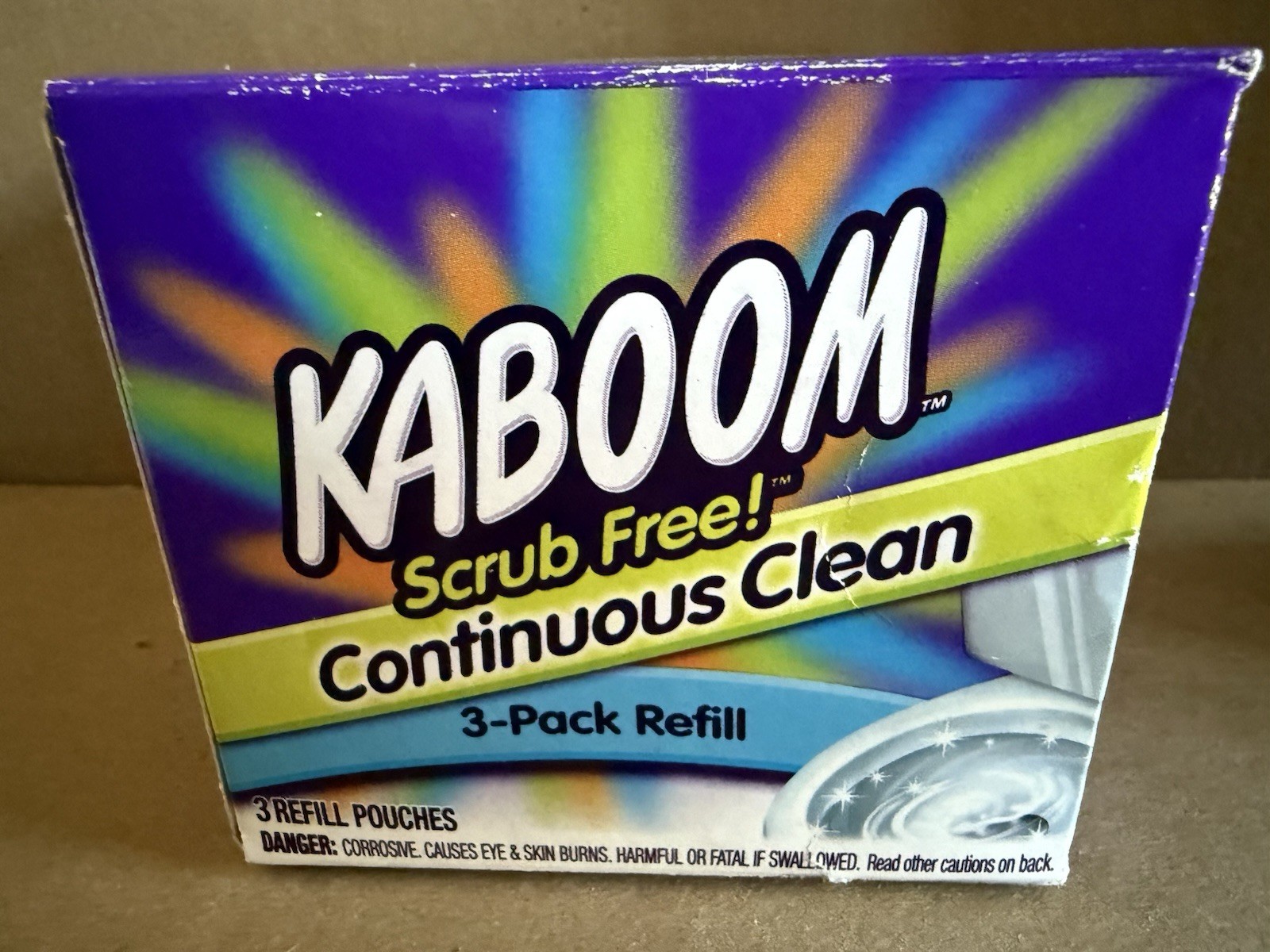 Kaboom Scrub Free Continuous Clean Toilet Bowl Cleaner 5 Refills