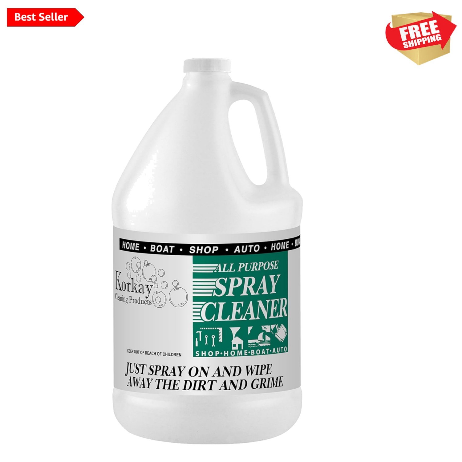 All purpose spray cleaner