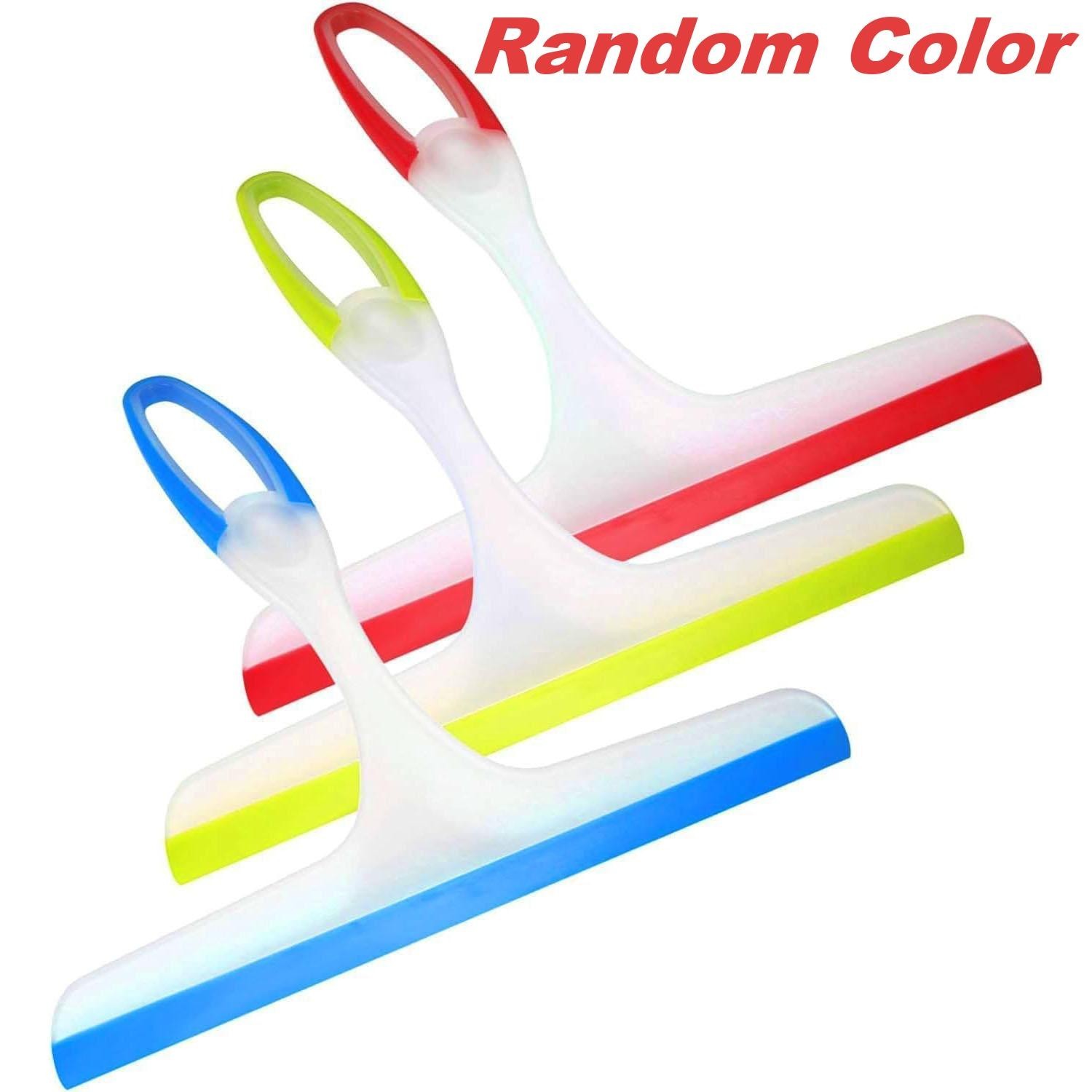 3Pcs Shower Squeegee for Glass Doors & Car Windows, Multi-Surface Cleaner for Ba