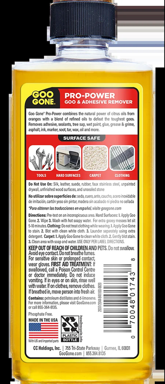 8 Oz. Pro Power Adhesive Remover