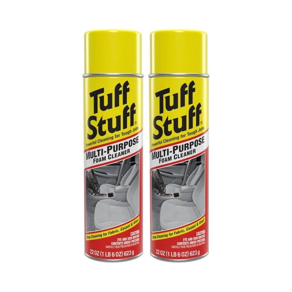 Tuff Stuff 22 oz Multi Purpose Foam Cleaner 2-Pack 00350 Upholstery Carpet Car