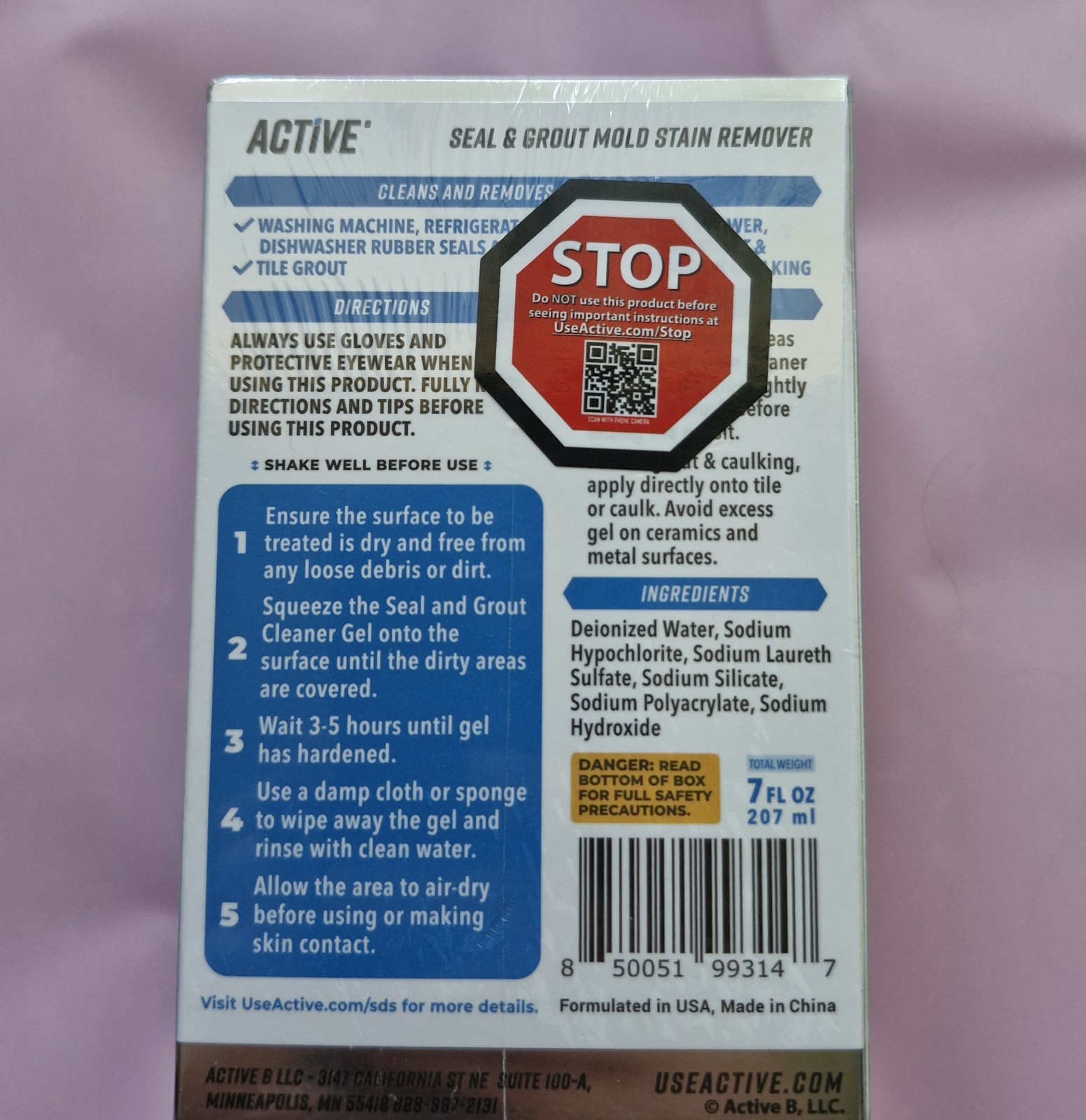 Mold Stain Remover Gel Cleaner Heavy Duty Stain Cleaner for Front Loader Washing