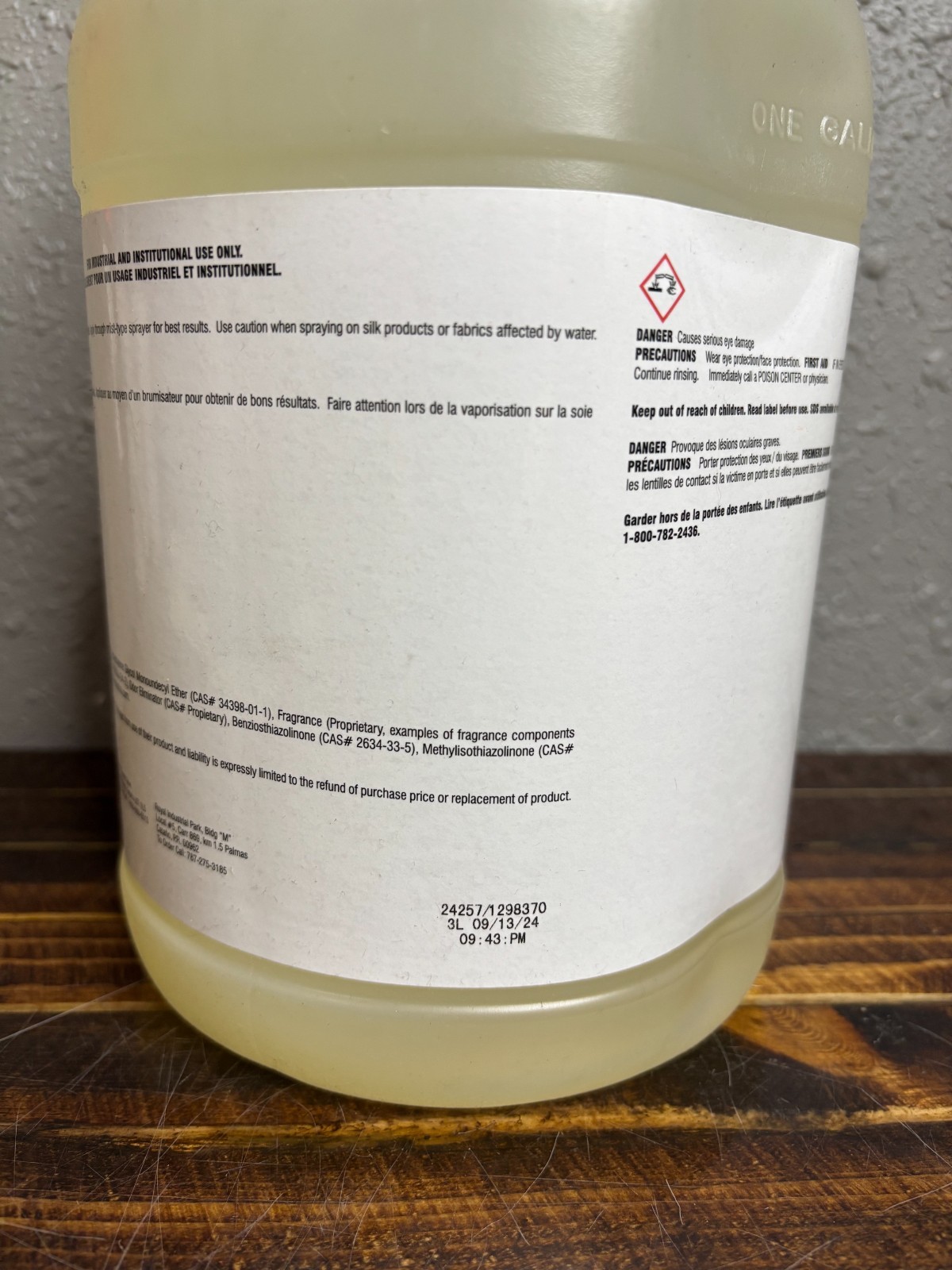 State Ecolution Odor Concentrated Remover Crisp Linen 1 Gallon