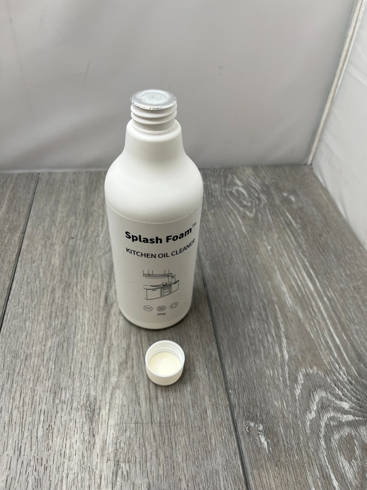 Splash Foam Kitchen Oil Cleaner 500g Exp 1/27 d16, NO Spray Nozzle