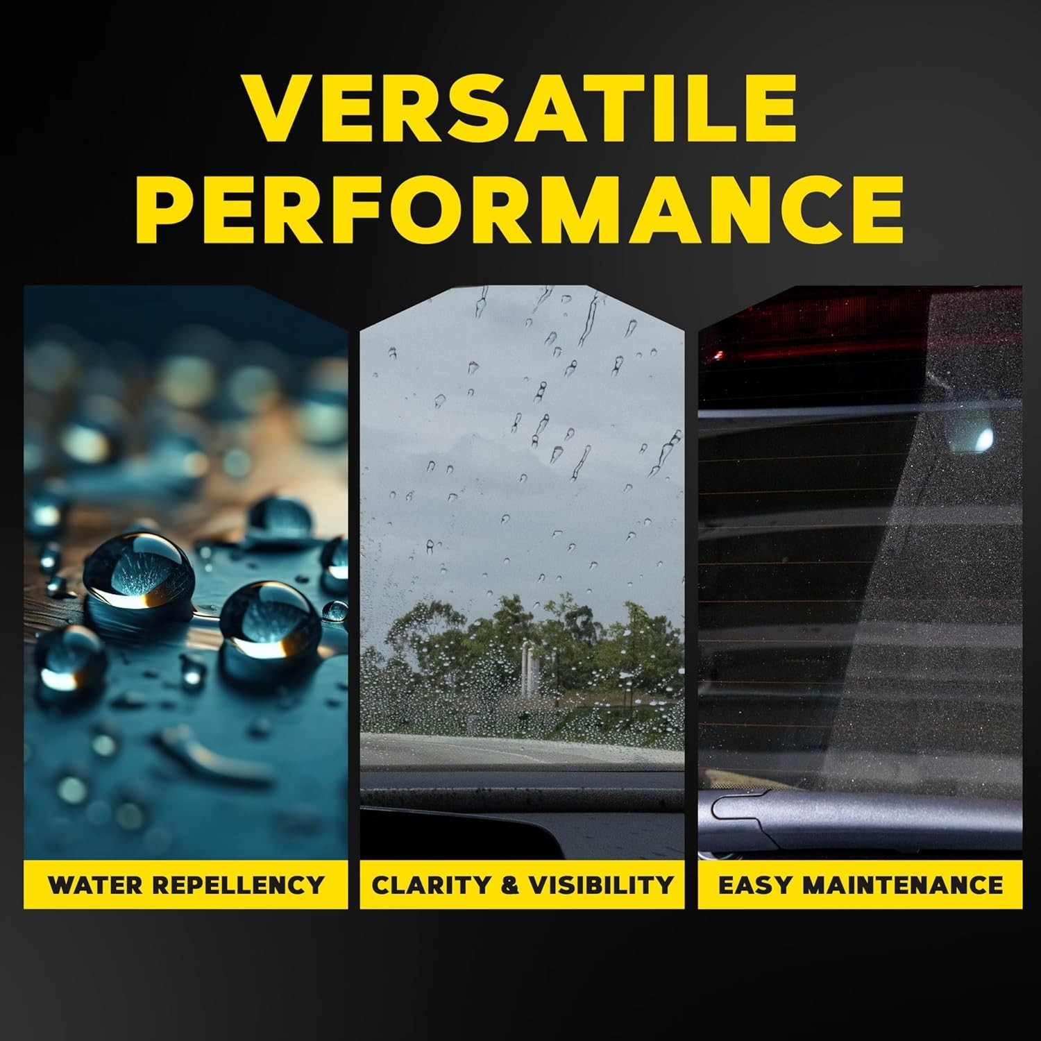 Meguiar’s 16oz Ultimate Glass Cleaner & Water Repellent for Perfect Clarity