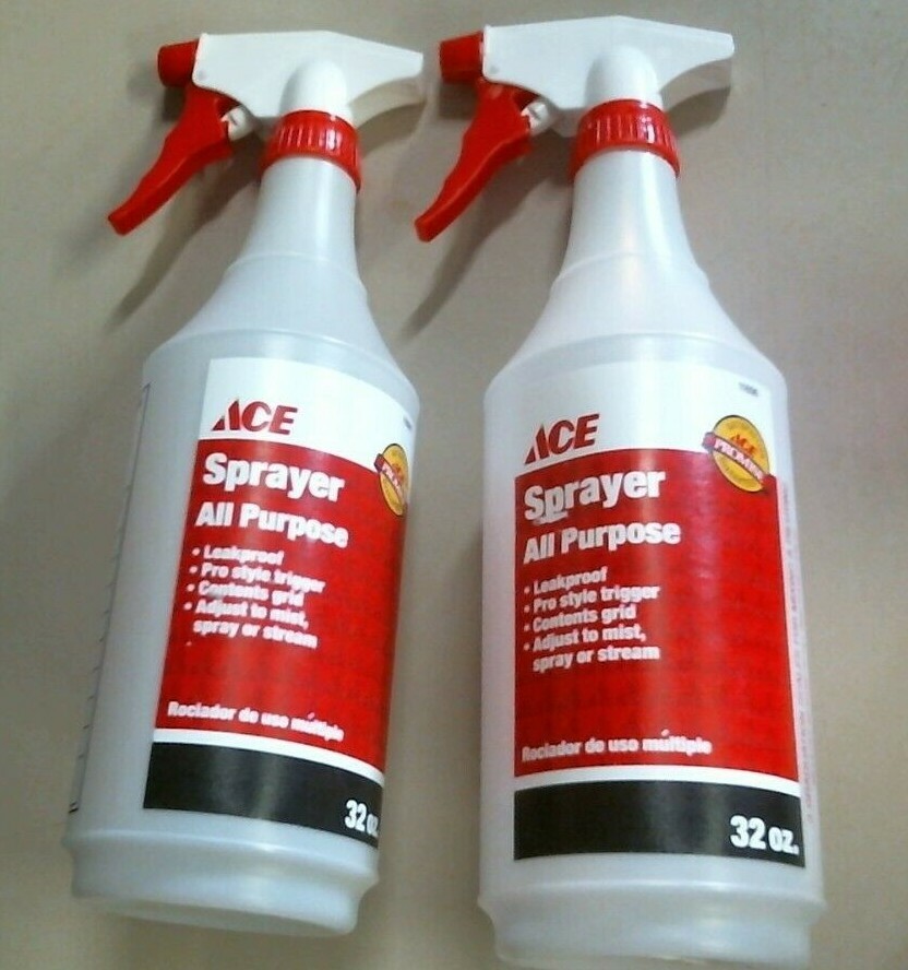 Ace 11690, All Purpose Spray Bottles, 32 oz., Lot of 2, FREE SHIPPING