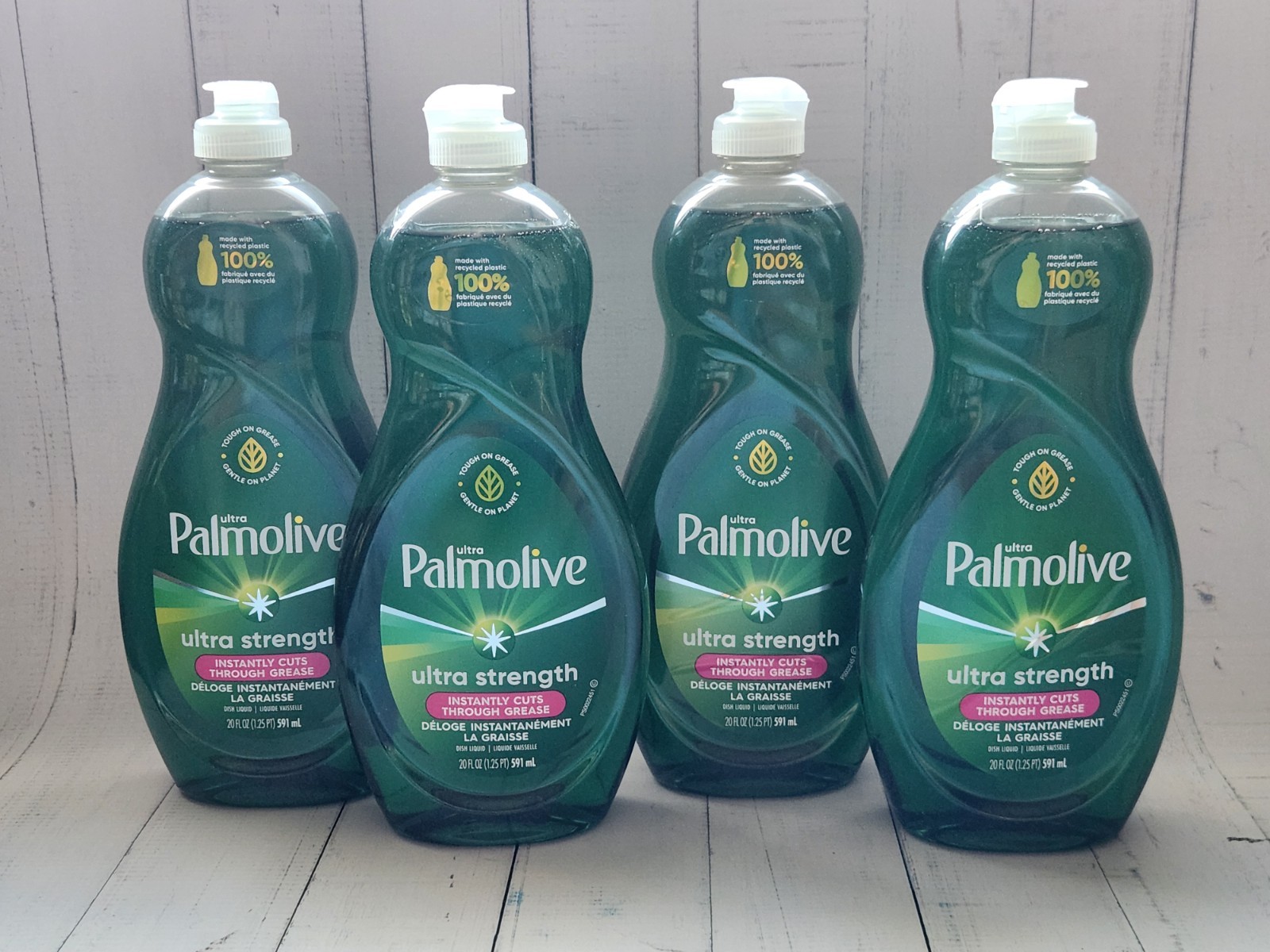 4× Palmolive Ultra Strength Instantly Cuts Grease Liquid Dish Soap, 20 fl oz