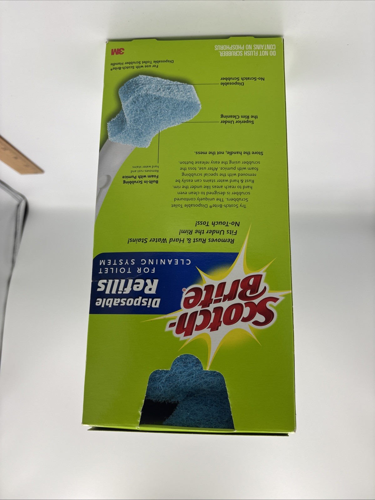New Sealed Scotch Brite Disposable Toilet Scrubber Refills Cleaning System 3M