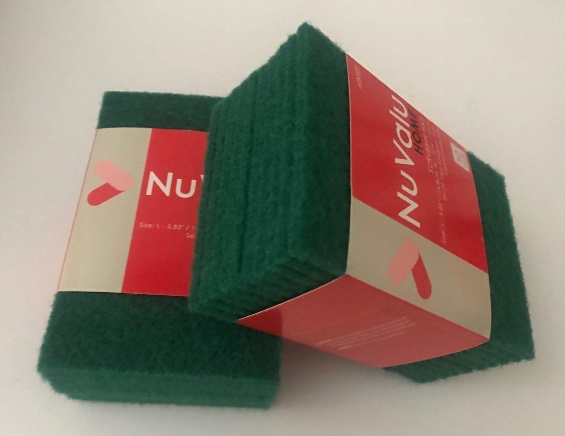20 x Scrubber Pads Large Home Kitchen Cleaning Dish Washing Multi-Purpose Pads
