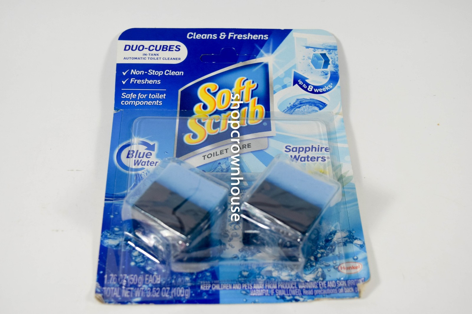 5 Soft Scrubs SAPPHIRE WATERS Duo-Cubes In Tank Toilet Automatic Cleaner 12 ct