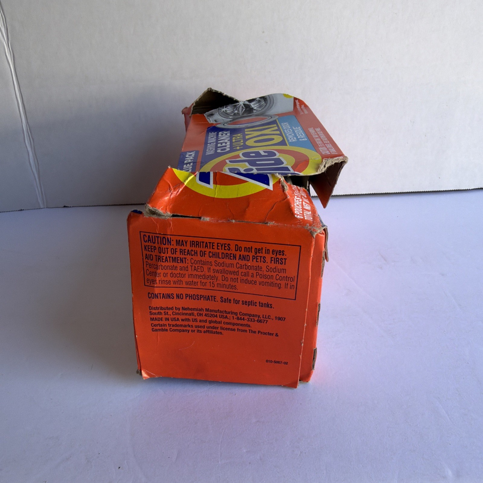 Tide Washing Machine Cleaner with Oxi Fresh Scent 6 Pouches New