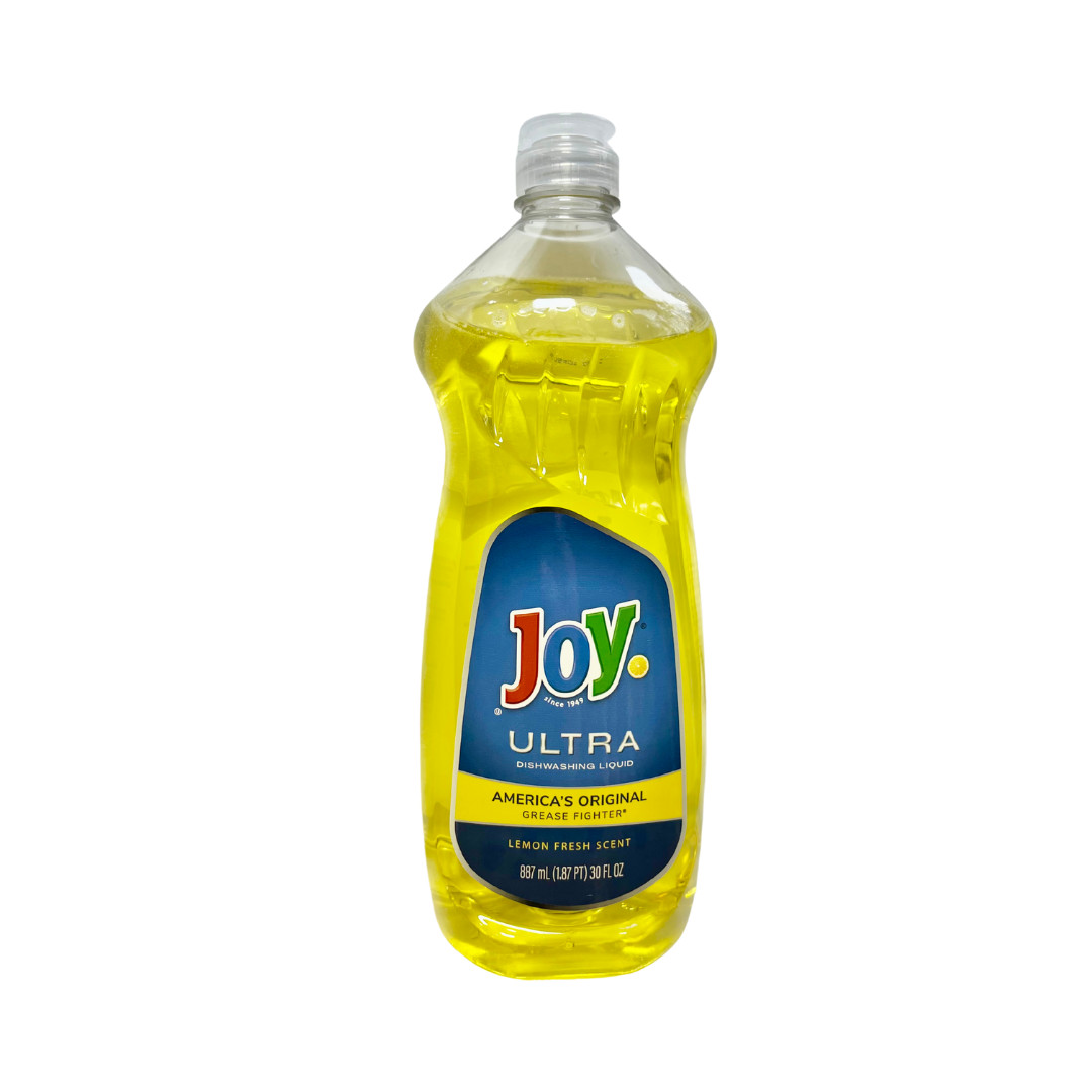Joy Ultra Dishwashing Liquid Soap, Grease Fighter, Lemon (30 Fl Oz) 3 Count
