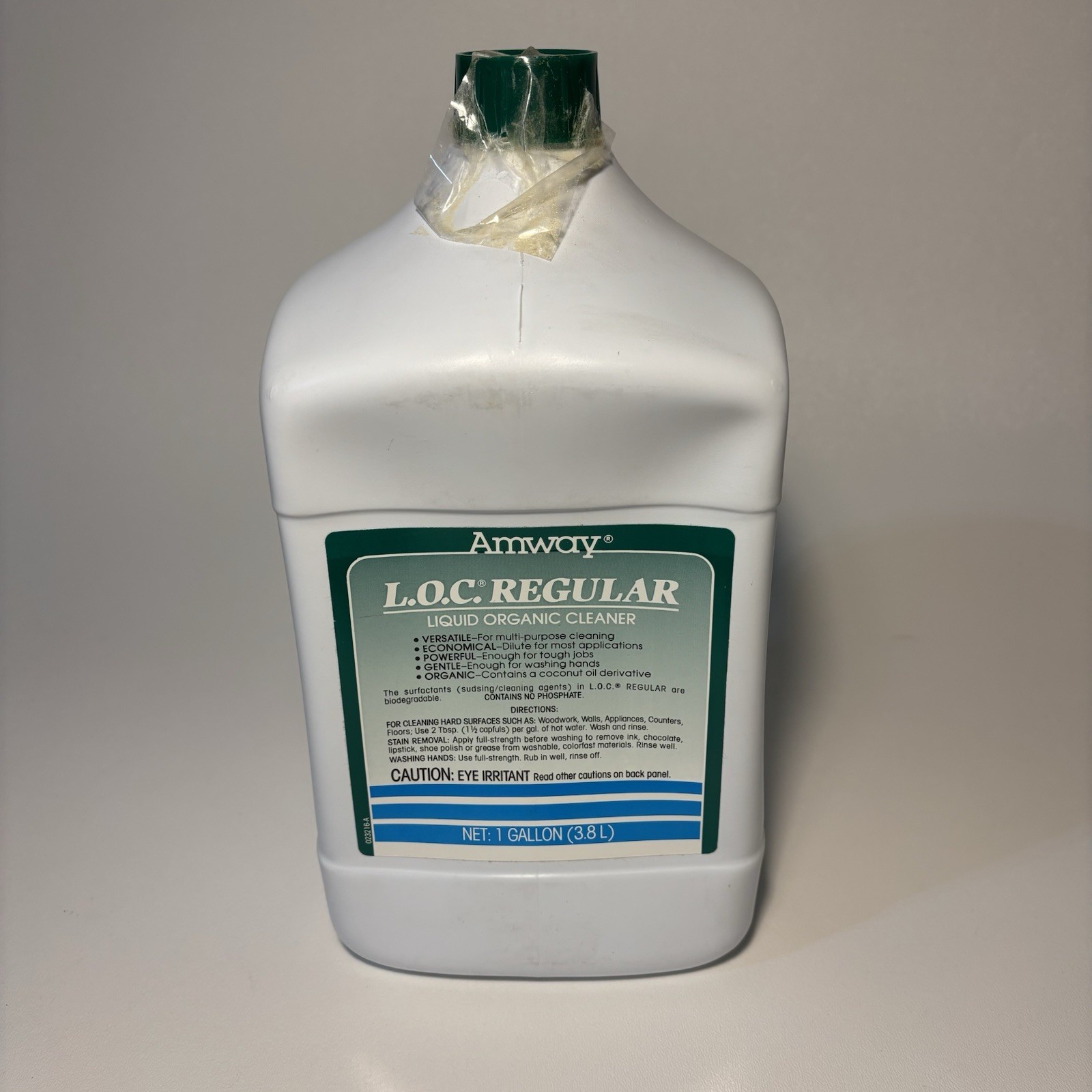 NOS Vintage 1990 Amway L.O.C Regular – 1 Gallon (3.8L) Includes Pump Attachment