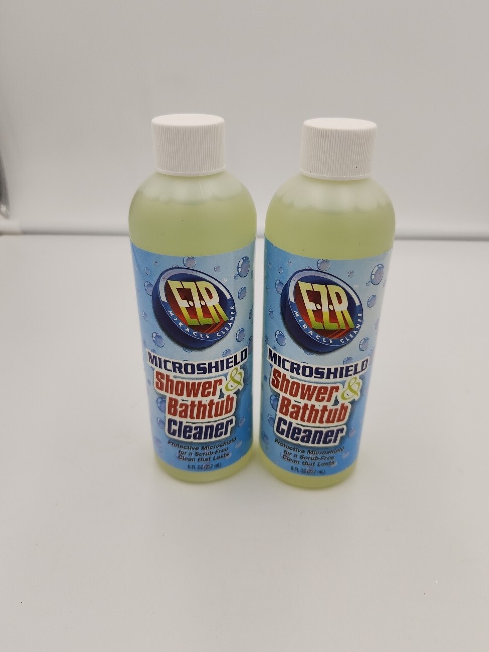 EZR Miracle Shower Tub Cleaner Enzymatic 8oz Pack Of 2 New