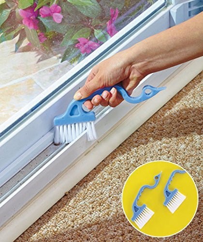 The 2 In 1 Window And Sliding Door Track Cleaning Brushes