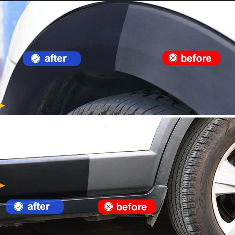 Car Plastic Restorer Back to Black Gloss Car Cleaning Products Auto Polish