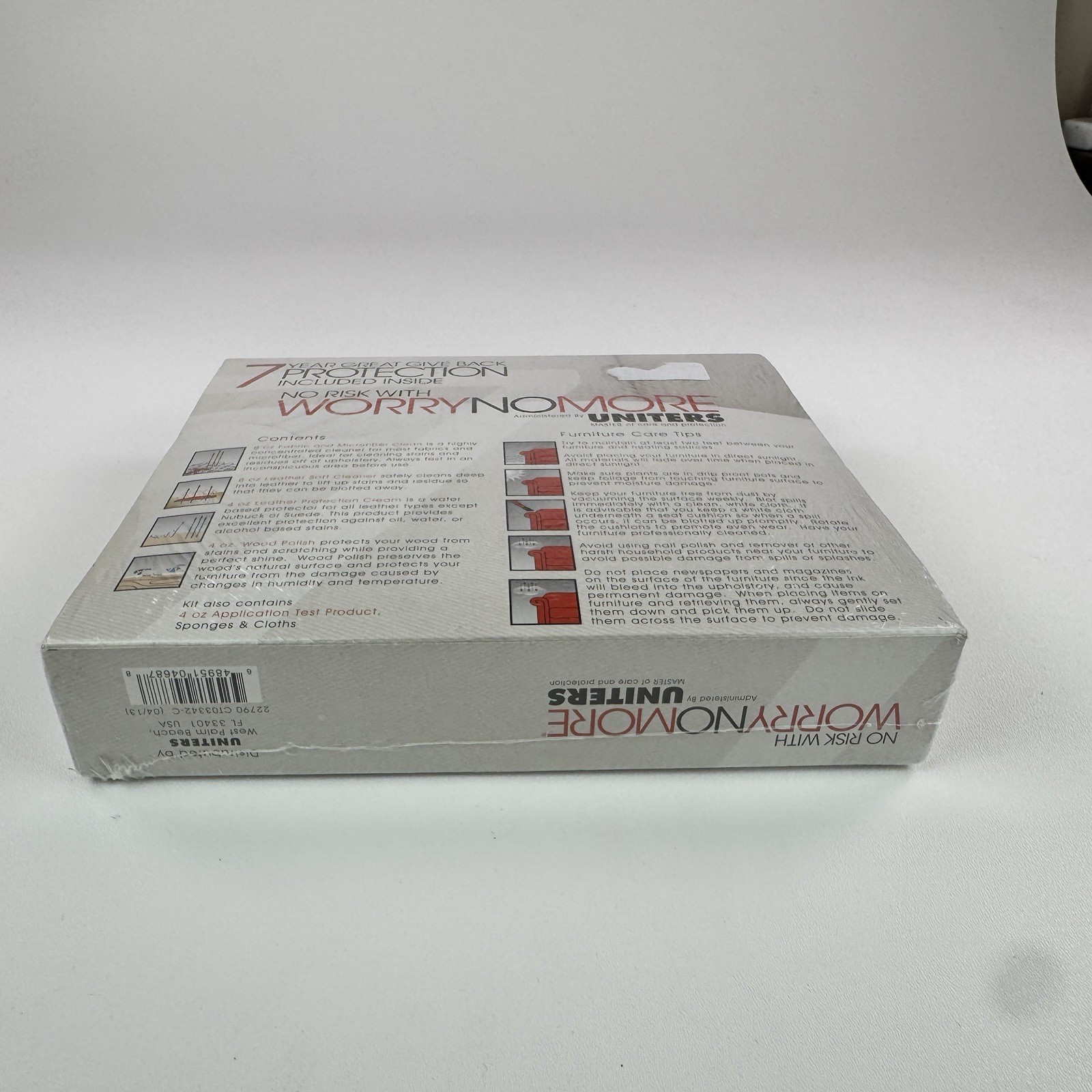Worry No More – Wood, Leather, Fabric Furniture Protection Kit by Uniters NEW
