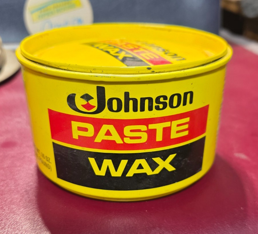 SC Johnson Discontinued Wood Paste Wax 60% Full Can Not Used Much 14 Oz