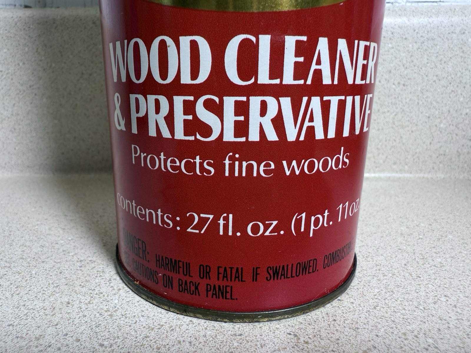 Vintage Scott’s Liquid Gold 27 Oz Wood Cleaner Tv Film Movie Prop Display Used