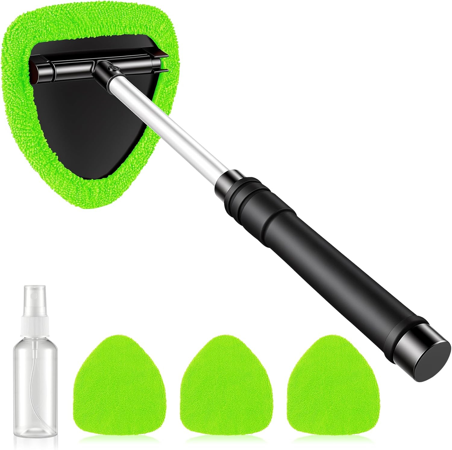 Windshield Cleaner Tool, Car Interior and Exterior Window Cleaning Kit with Exte