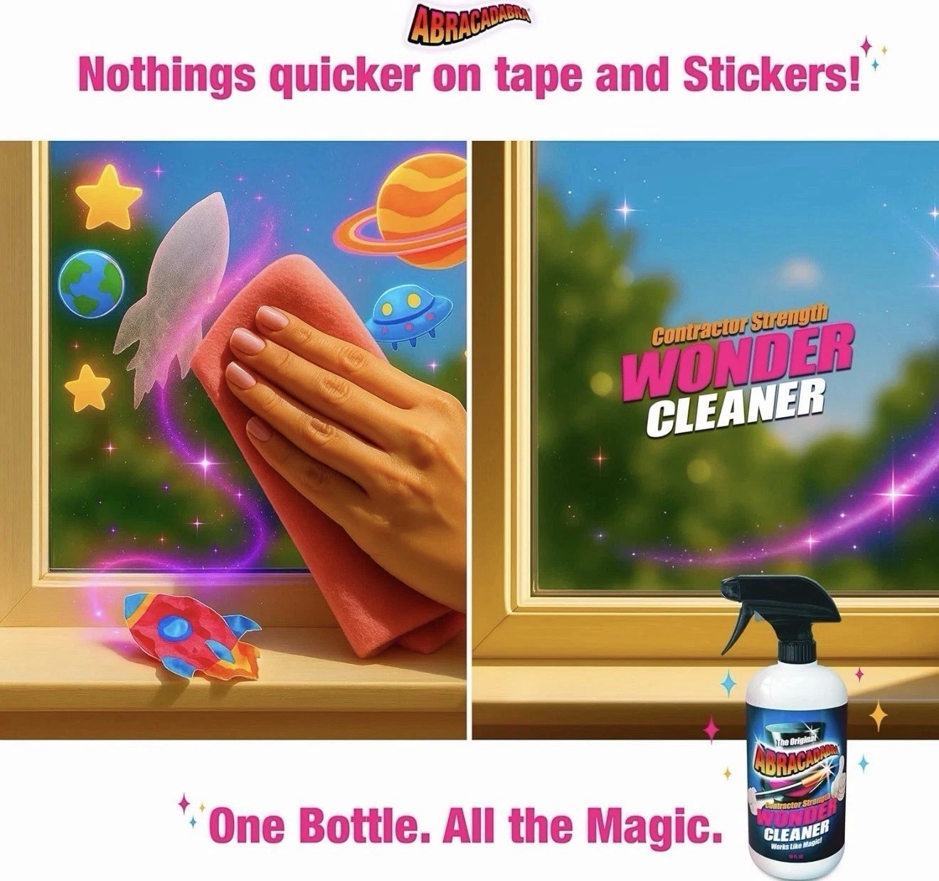 Abracadabra® Contractor Strength Wonder Cleaner – As Seen on TV – 16 fl oz – Gun