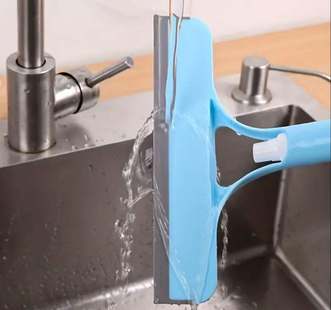1 pc Multifunctional Easy Clean Squeegee With Integrated Sprayer Streak Free