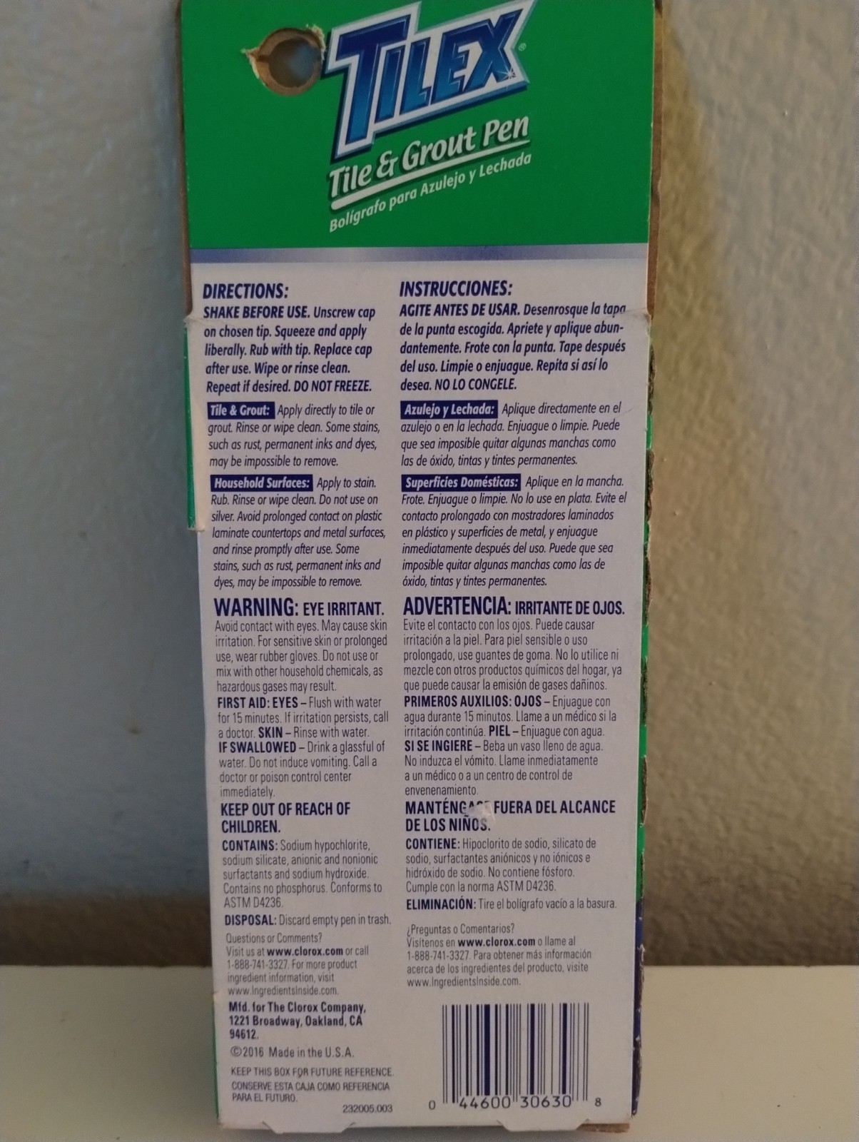 Tilex Tile & Grout Pen Removes Stains On Tile & Grout Bleach 2 oz Discontinued