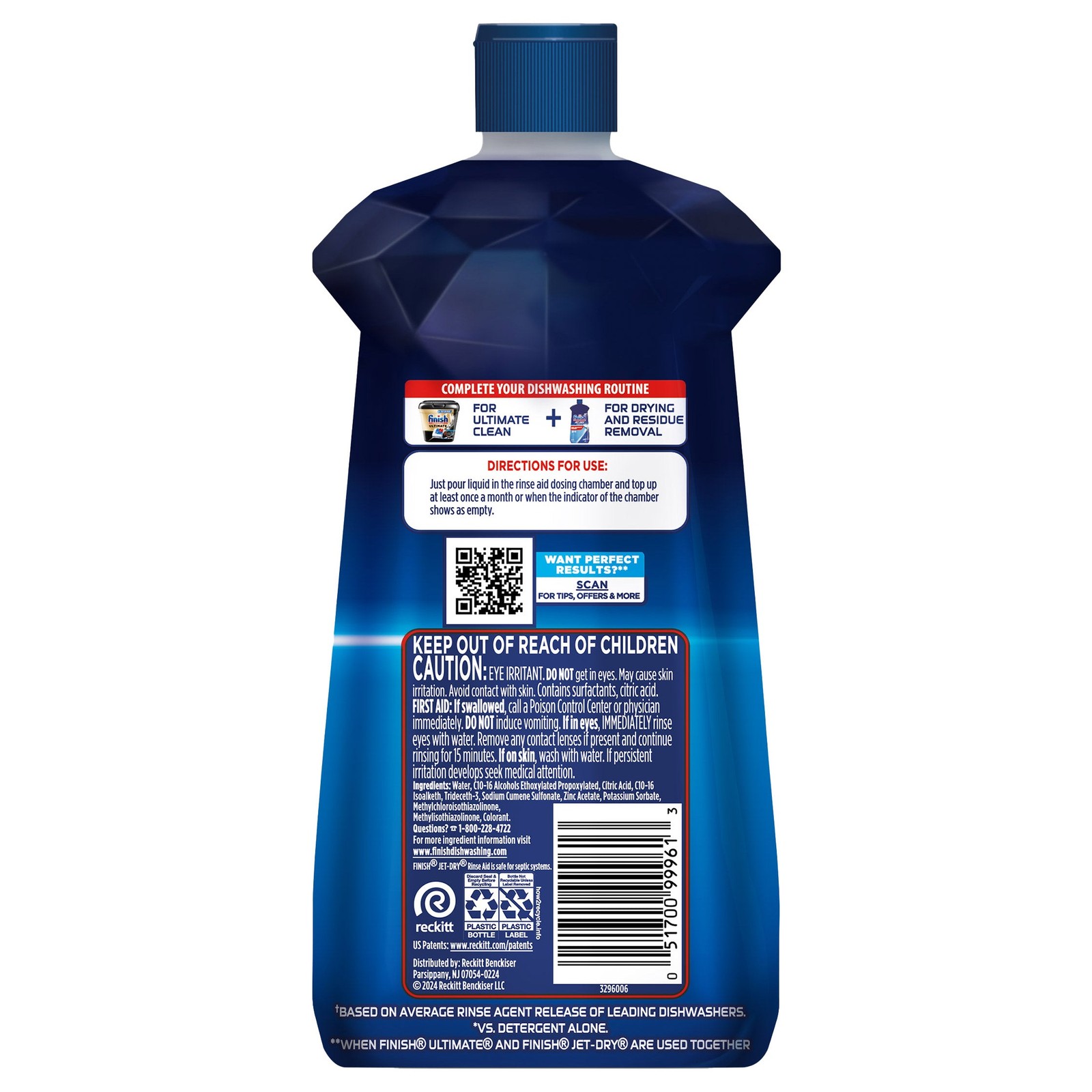 FINISH JET DRY RINSE AID 38 OZ
