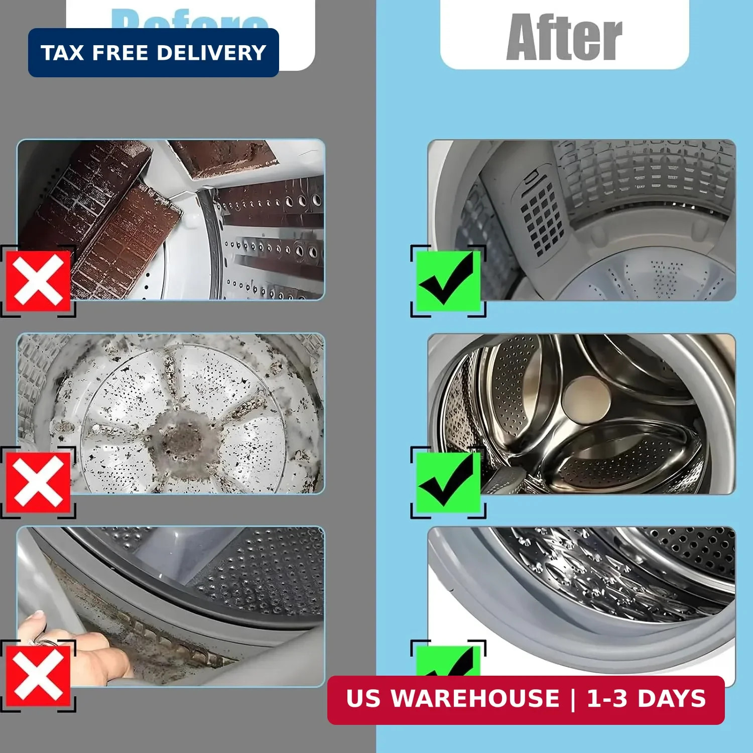 Washing Machine Cleaning Brush,Dryer Vent Cleaner Kit,Crevice Brush for Bathroom
