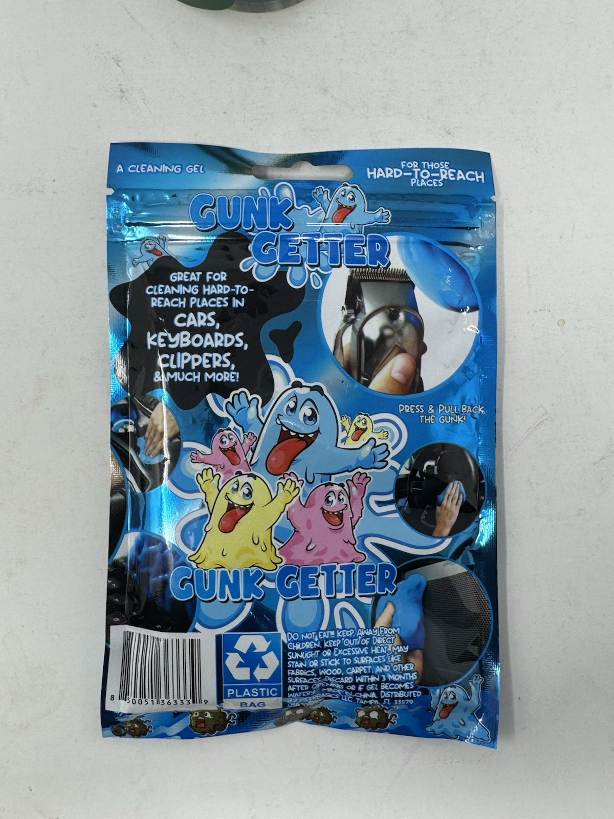 2-New Gunk Getter for Cleaning Gel for Those Hard to Reach Places