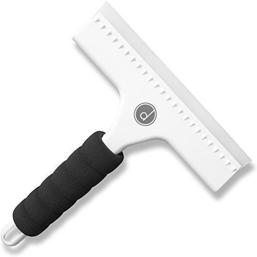 Squeegee for Shower Door, Car Windshield, and Glass Window – 2 Extra Silicone