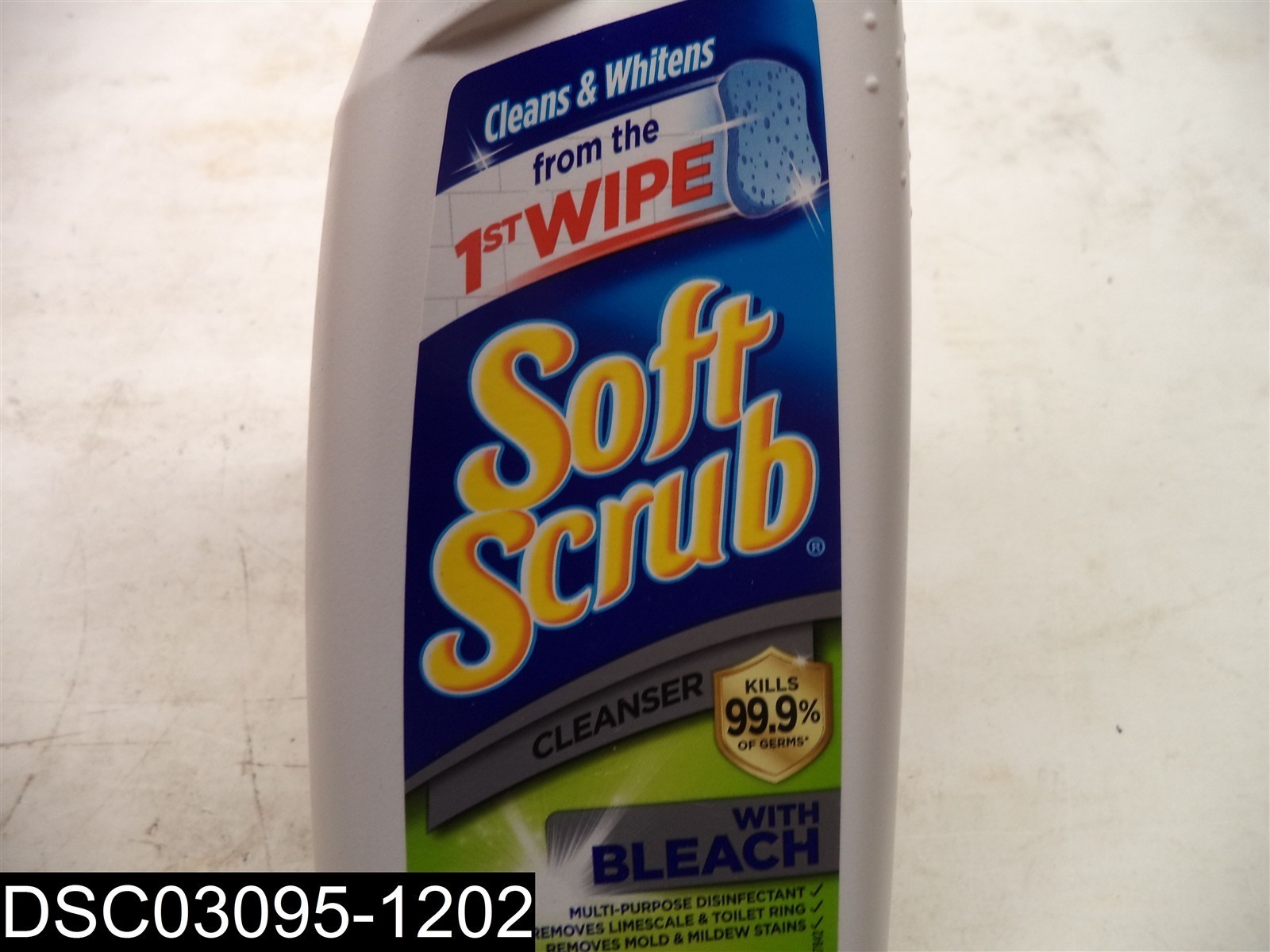 QTY=216oz(9x24oz) 2447843 Soft Scrub Cleanser with Bleach 023400016020