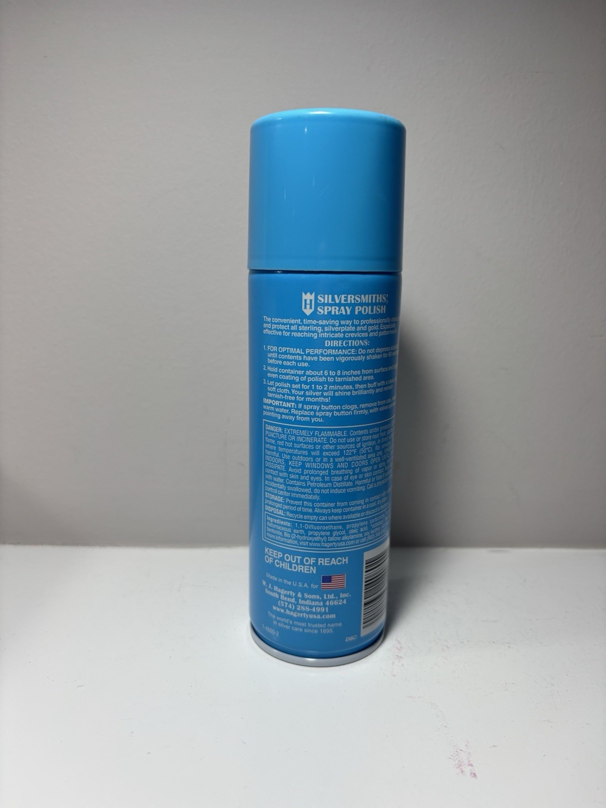Hagerty Silversmiths Spray Polish with R-22 Tarnish Prevent 8.5oz