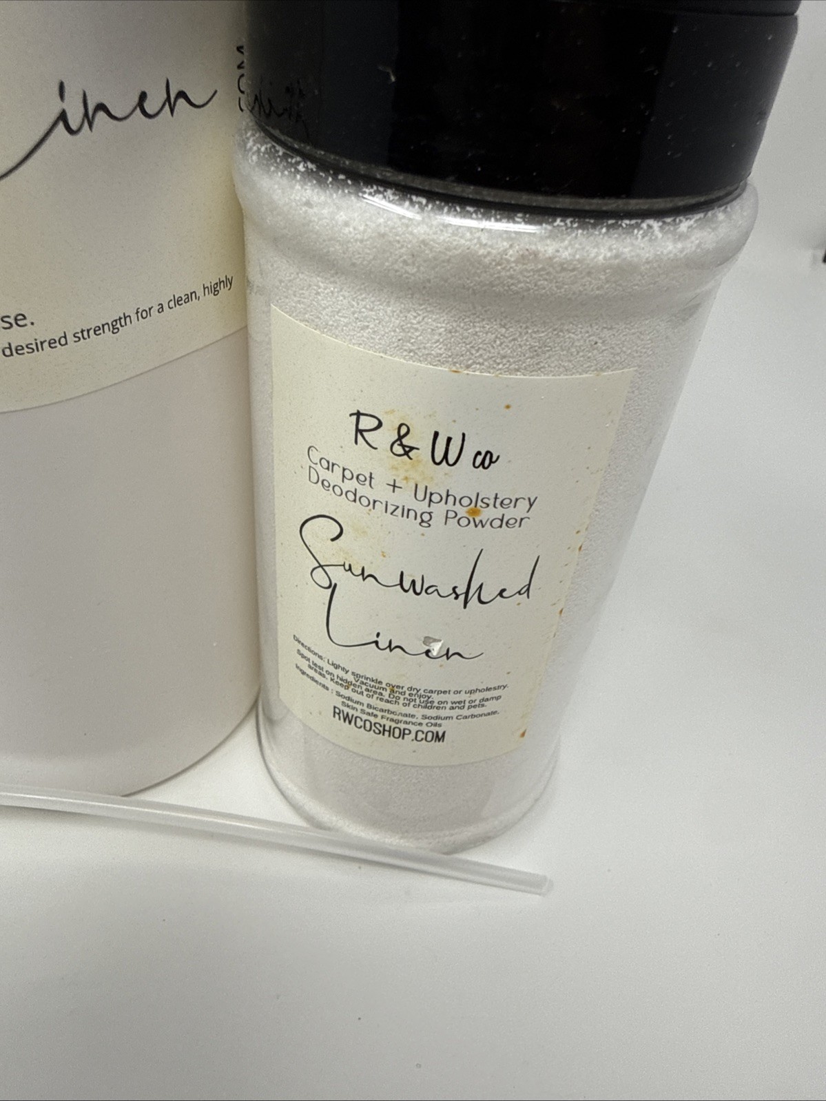 R & W Co Mop Soap & Carpet Deodorizing Powder Brand New Sunwashed Linen