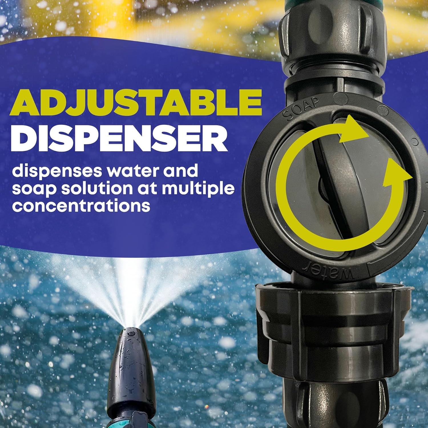 Salt Remover Flush Kit with High-Pressure Hose- Salt Gone Applicator for Boat