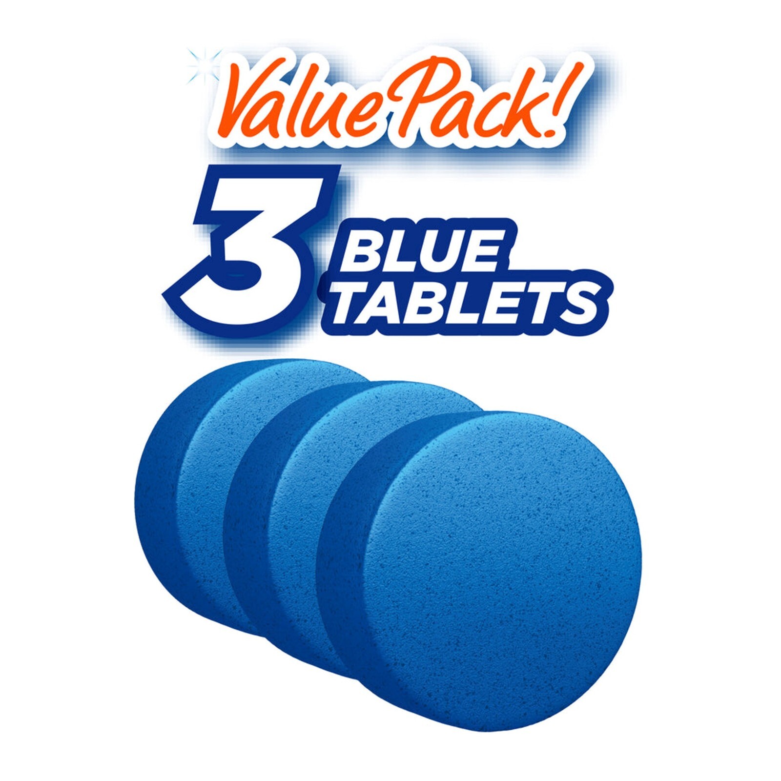 Ty-D-Bol Bleach Free Tablet Toilet Bowl Cleaners, 2 pk-3 Count/Pack-6 Tablets