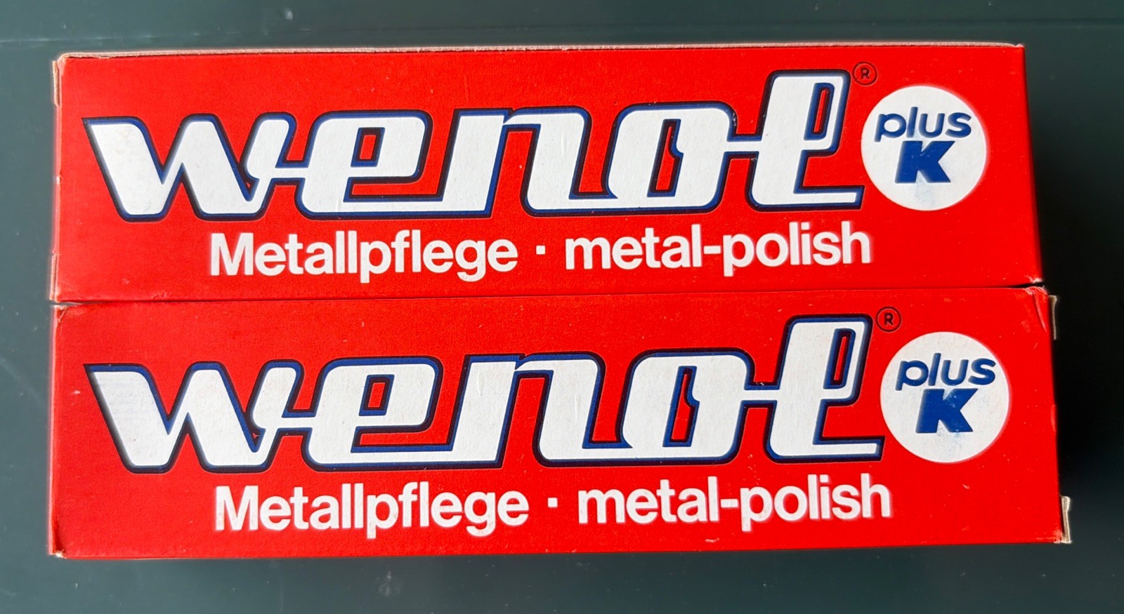 Original Red Wenol Plus K 2 Pack 50g Each.