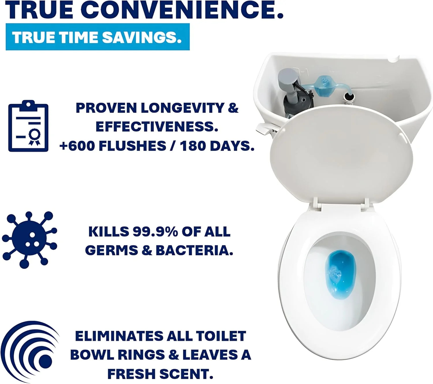 CRYSTAL CLEAN | Automatic Toilet Bowl Cleaner | Time Saving Single Pod System |