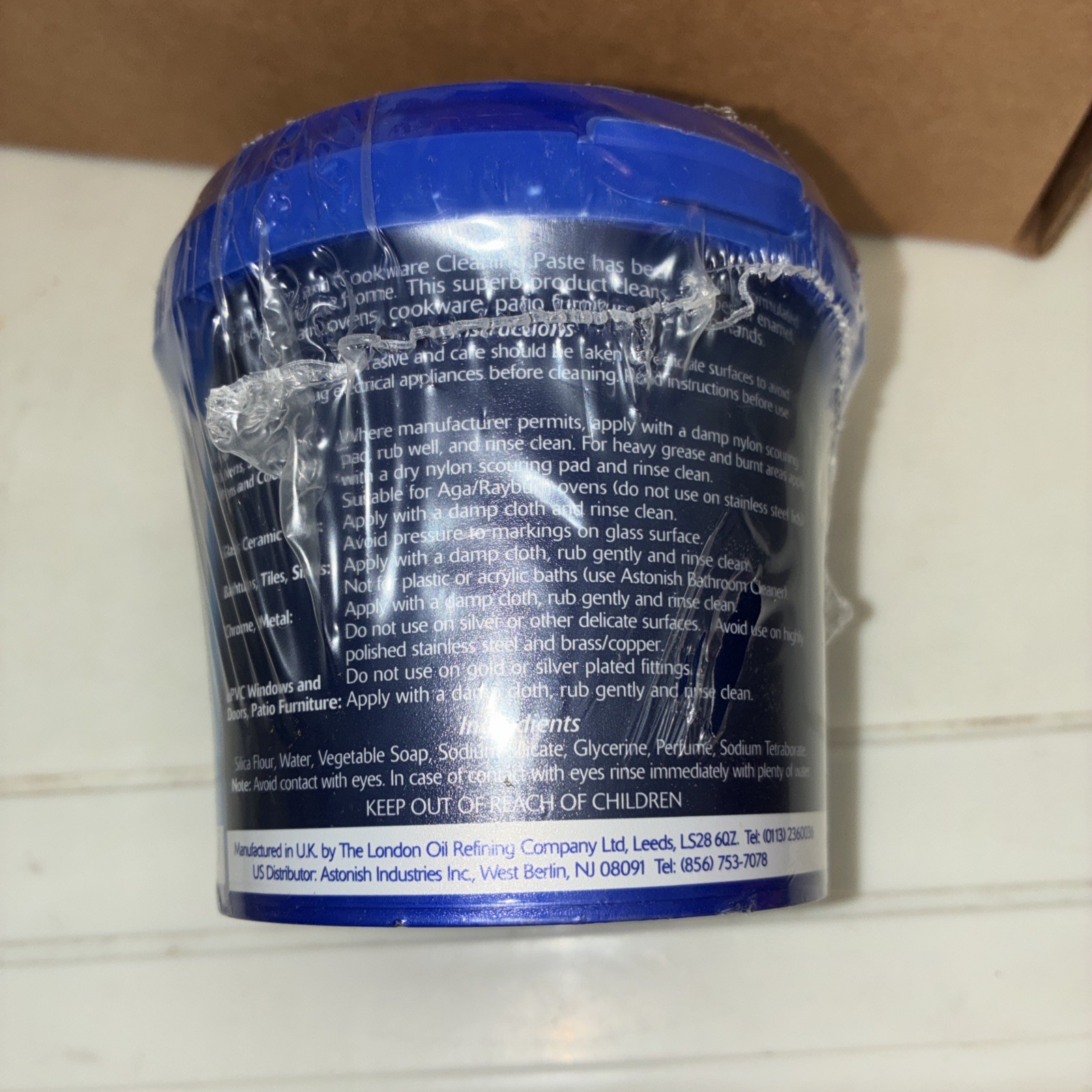 Astonish Oven And Cookware Cleaner With 2 Bars And 3 Sponges